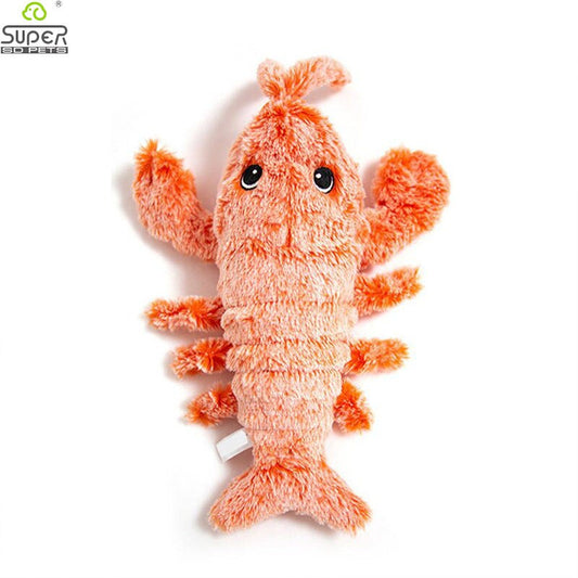 Lobster Plush Squeaky Toy for Dogs & Cats